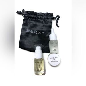 Epicutis 3 Piece Travel Set post procedure Oil Cleanser Lipid Serum Hyvia Cream